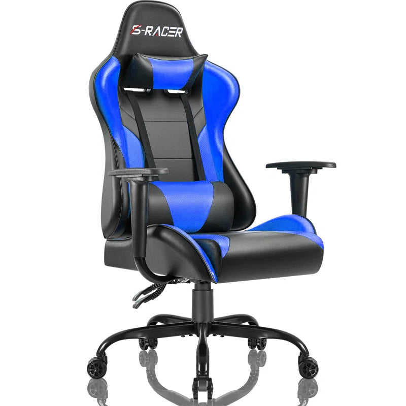 High-Back Adjustable Reclining Ergonomic Faux Leather PC & Racing Game Chair