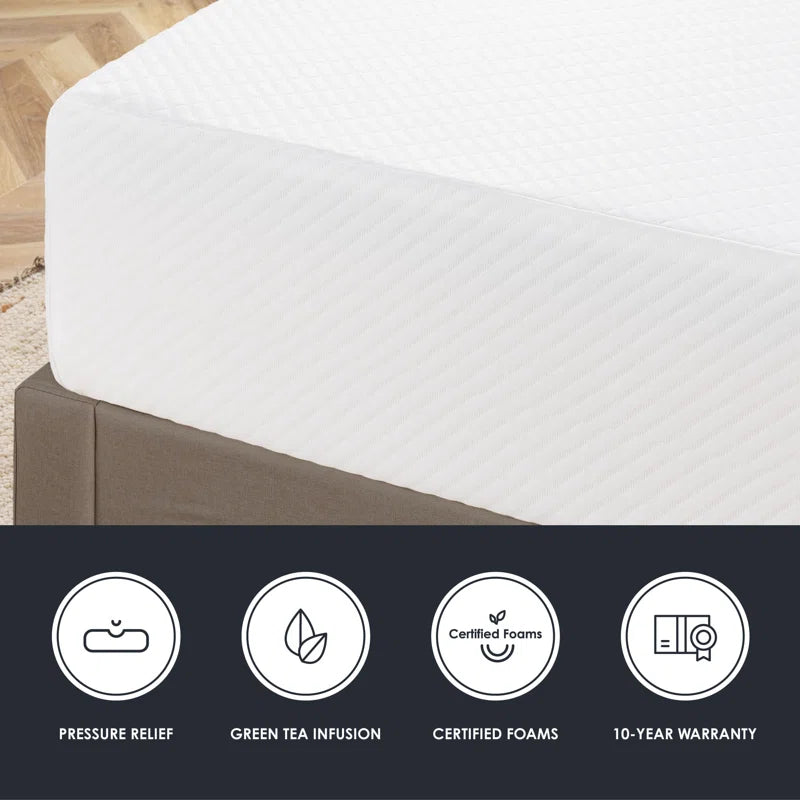 12" Medium Memory Foam Mattress
