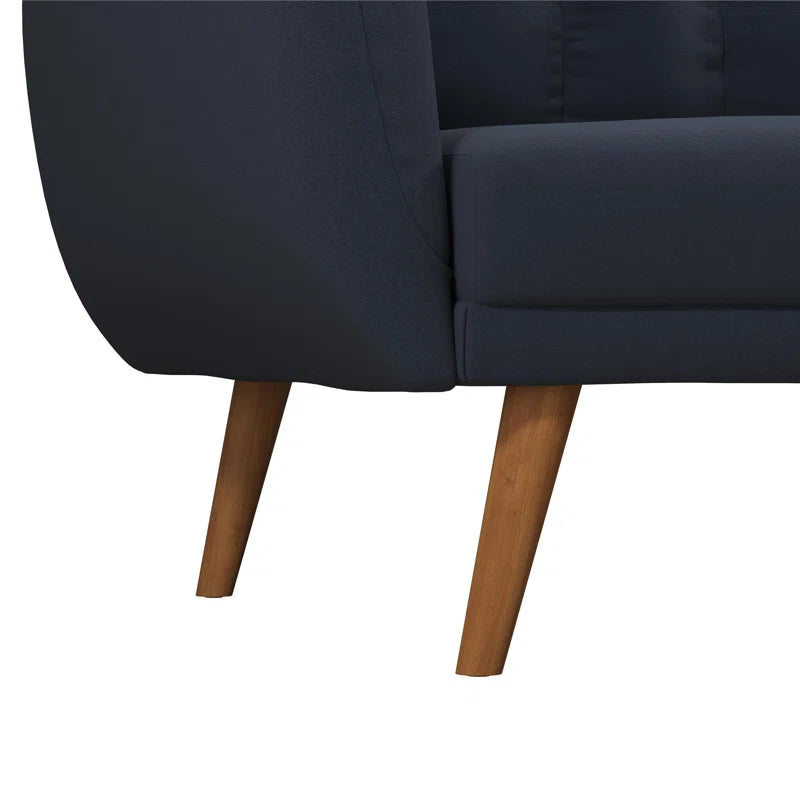 Brittany 81.5" round Arm Convertible Sofa