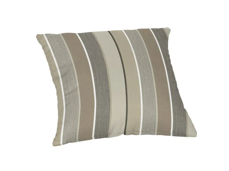 Striped Sunbrella® Indoor/Outdoor Reversible Throw Pillow