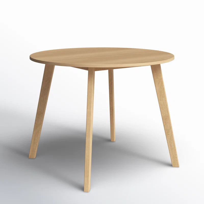 Aquin round Solid Wood Base Dining Table