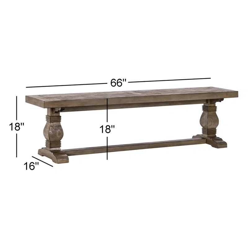 Kinston Solid Wood Bench