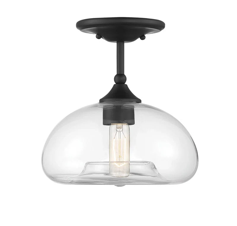 Lani Glass Semi Flush Mount