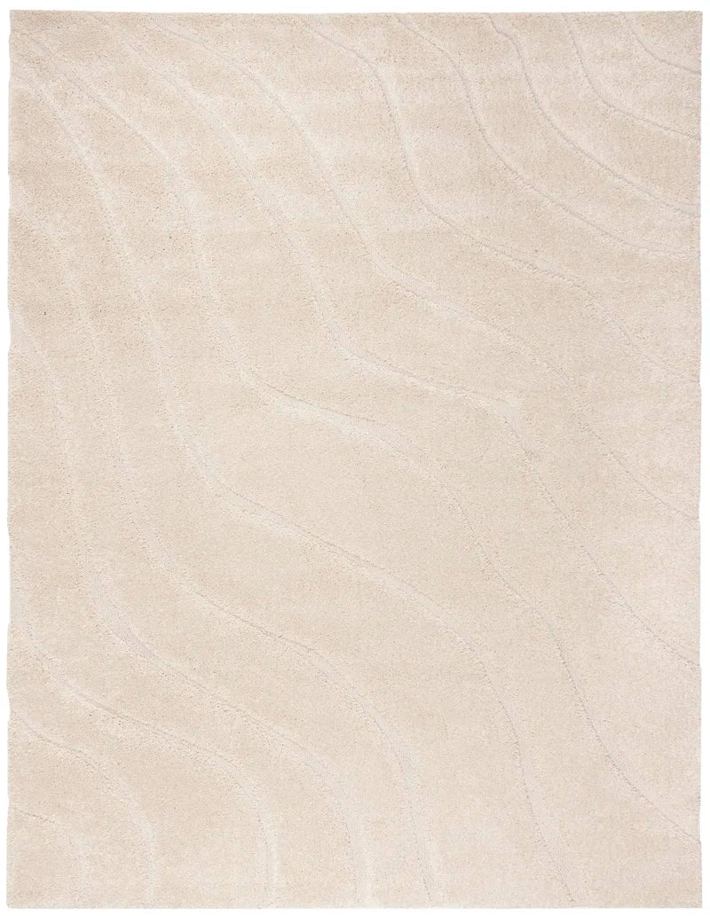 Ashal Abstract Cream Area Rug