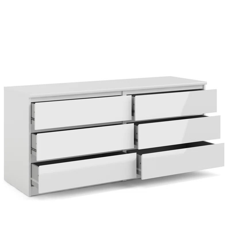 Jada 6 Drawer 60.5" W Double Dresser