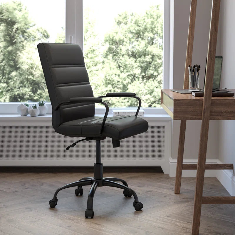 Whitney Ergonomic Upholstered Mid-Back Swivel Office Chair