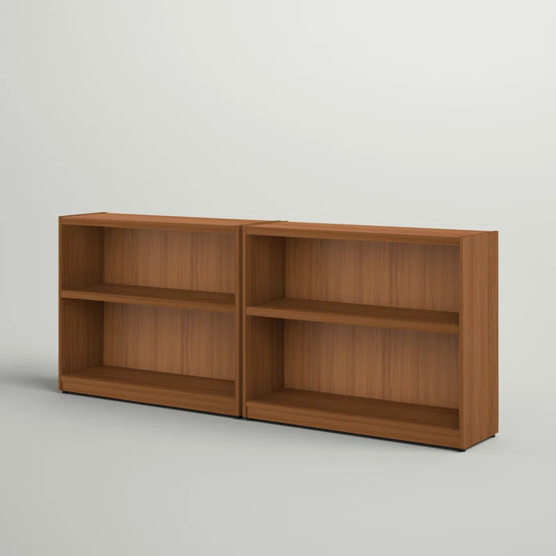 Donyo Small 2 Shelf Bookcase - Set of 2, Storage Bookshelves for Home Office and Living Room