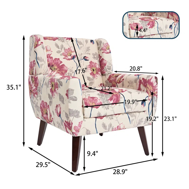 Jaqueze Upholstered Armchair