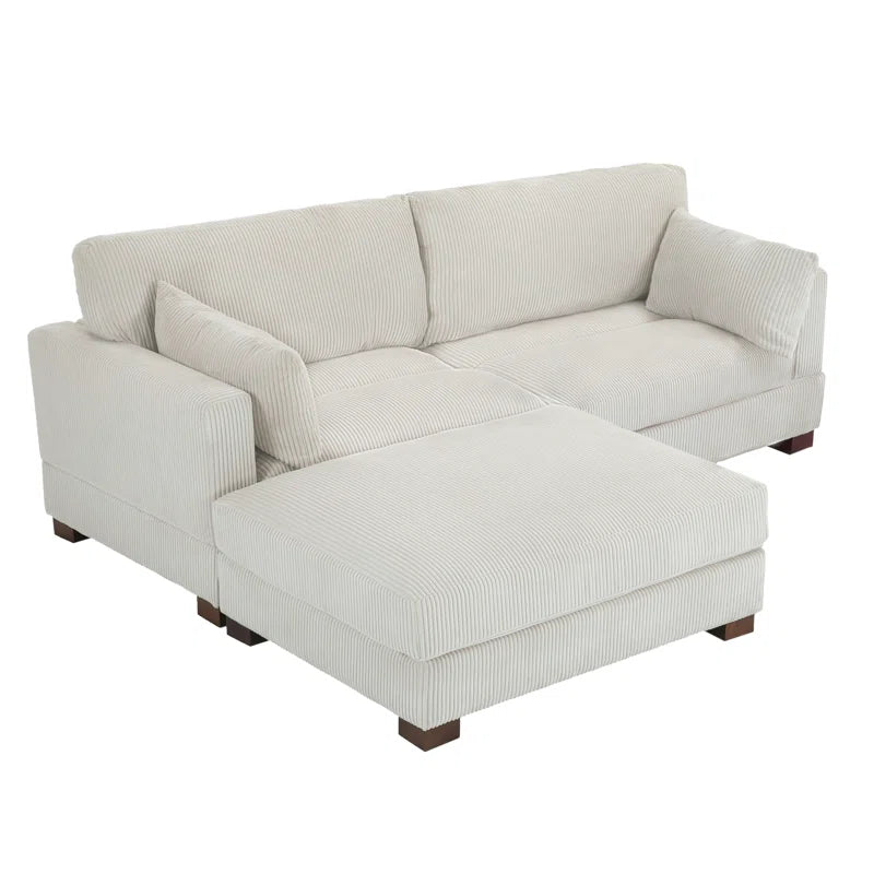 Maelina 3 - Piece Corduroy Sectional