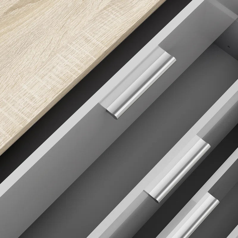 Gianna 8 Drawer 55.12" W Double Dresser