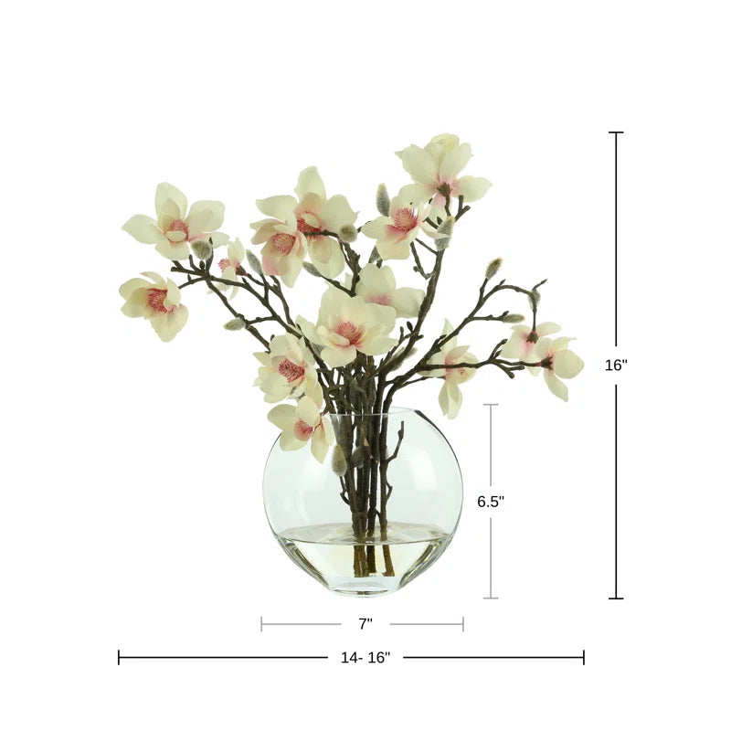 Martelli Modern Butterfly Magnolia Arrangement