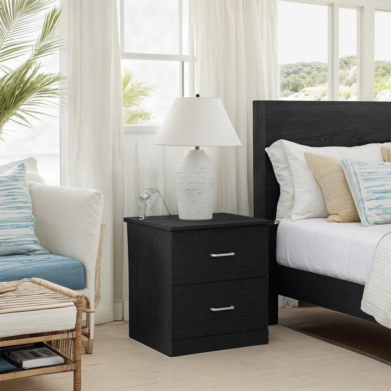 Allyannah 2 Drawer Nightstand (Set of 2)