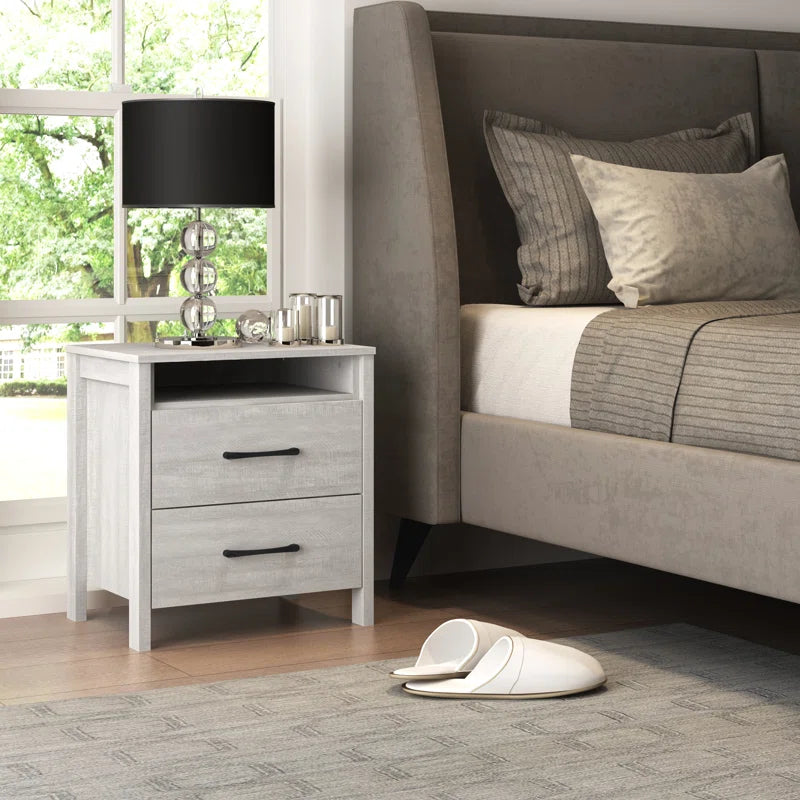 Allysyn 22.7" 2 Drawer Nightstand
