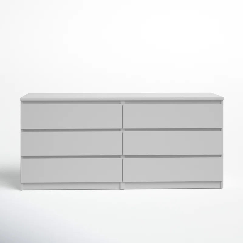 Jada 6 Drawer 60.5" W Double Dresser