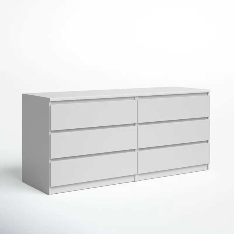 Jada 6 Drawer 60.5" W Double Dresser