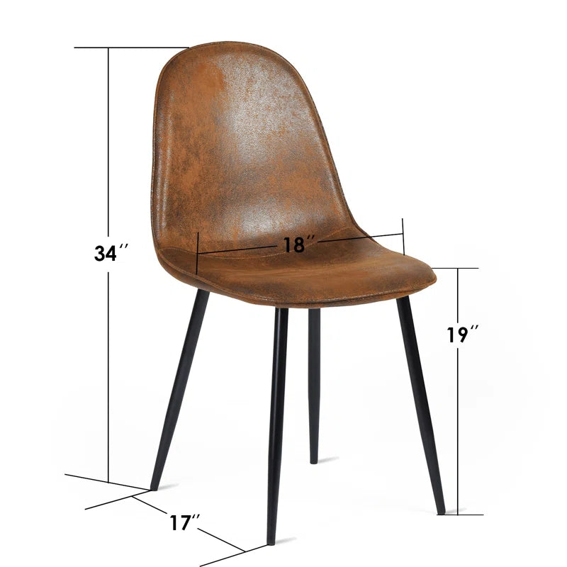 Minehead Upholstered Side Dining Chair for Living Room Kitchen Dining Room