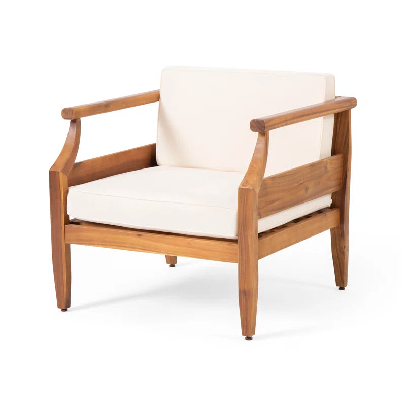 Mcclurg Outdoor Patio Chair with Cushions