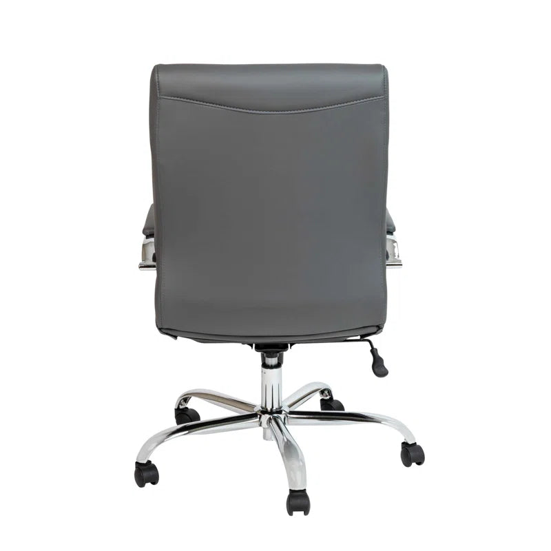 Wayfair Basics Ergonomic Upholstered High-Back Swivel Office Chair