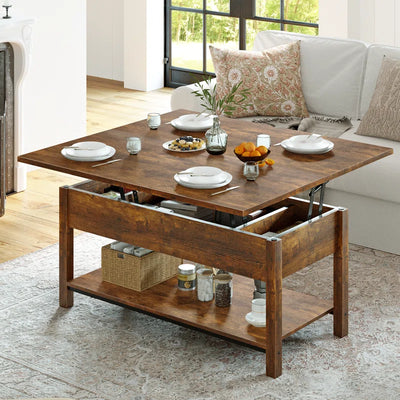 Torron 4-In-1 Multi-Fuction Torren Lift Top Coffee Table with Storage