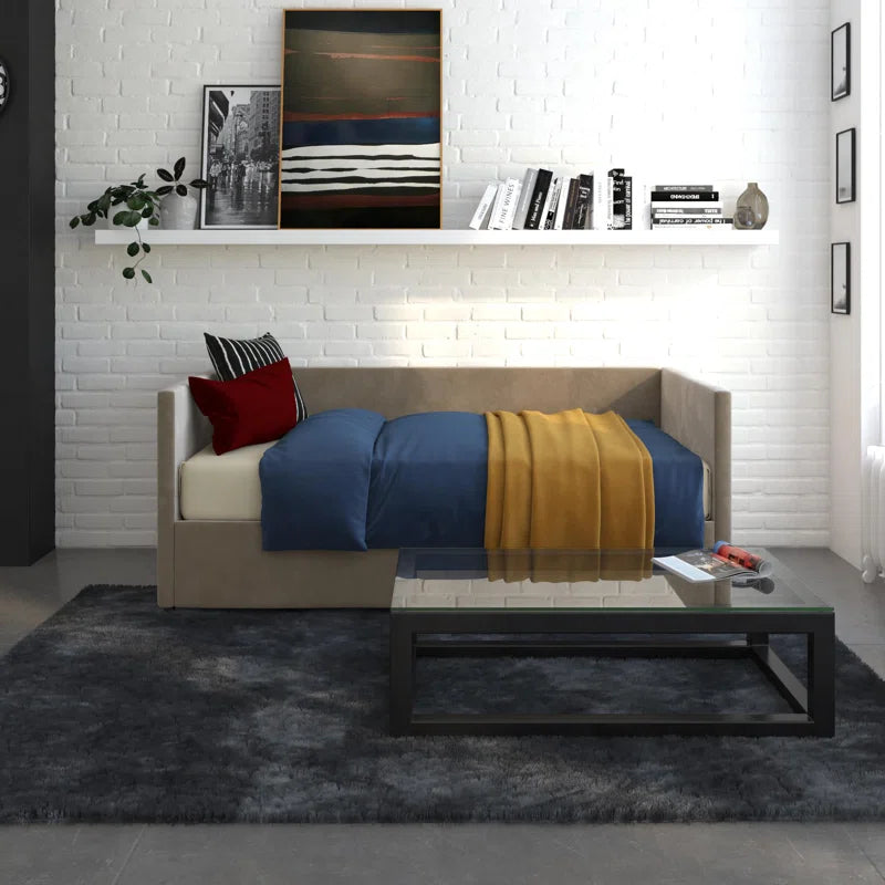 Dmitry Upholstered Daybed with Drawers