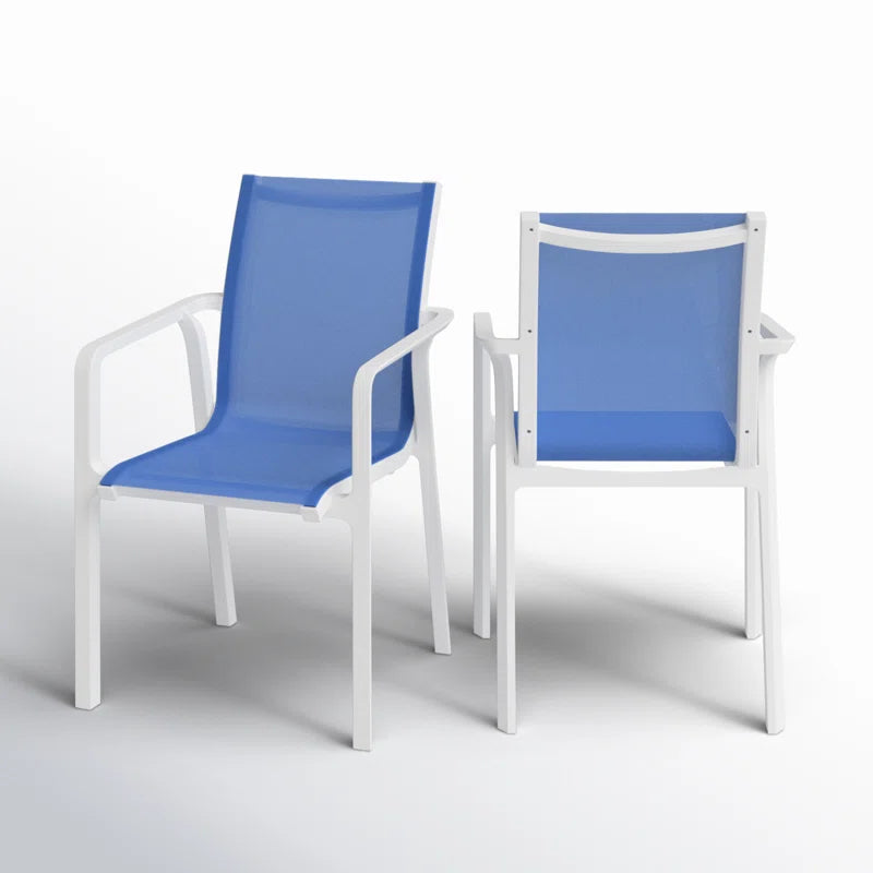 Farrah Outdoor Stacking Dining Armchair