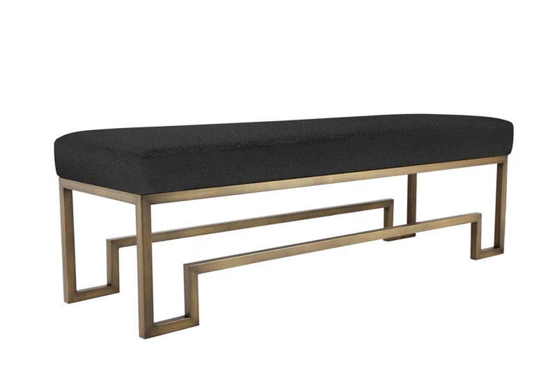 Davlin Polyester Blend Upholstered Bench