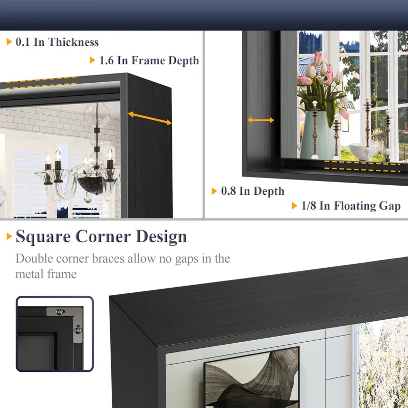 Stemn Bathroom Vanity Mirror Decorative Wall Mirror Accent Mirror