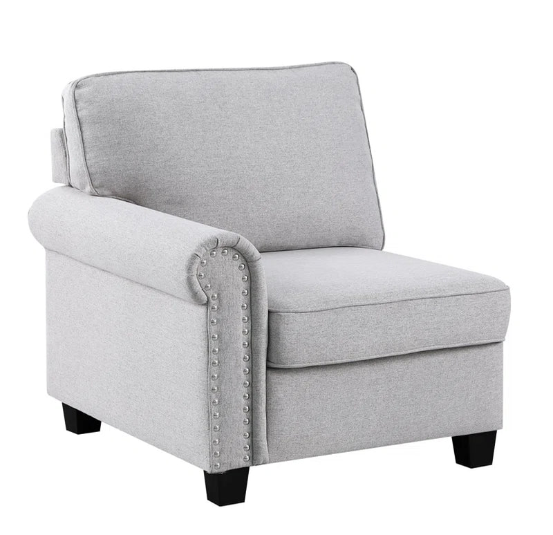 Kettner 136.35" Wide Reversible Modular Corner Sectional with Ottoman
