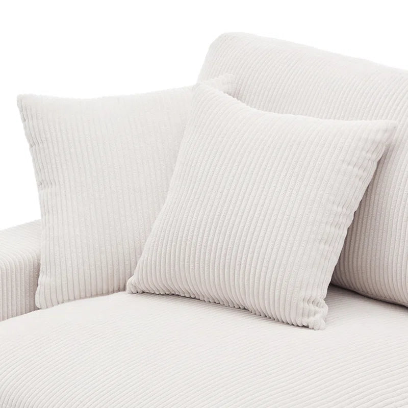 Milbrey 2 - Piece Corduroy Sectional