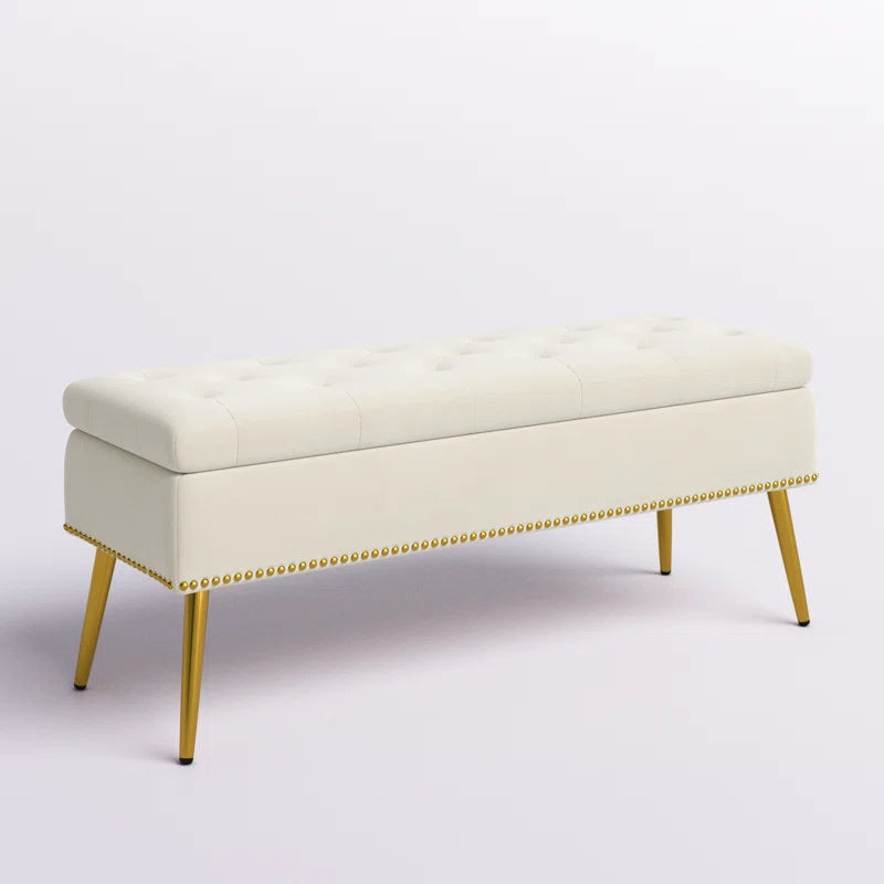 Kajana Upholstered Flip Top Storage Bench