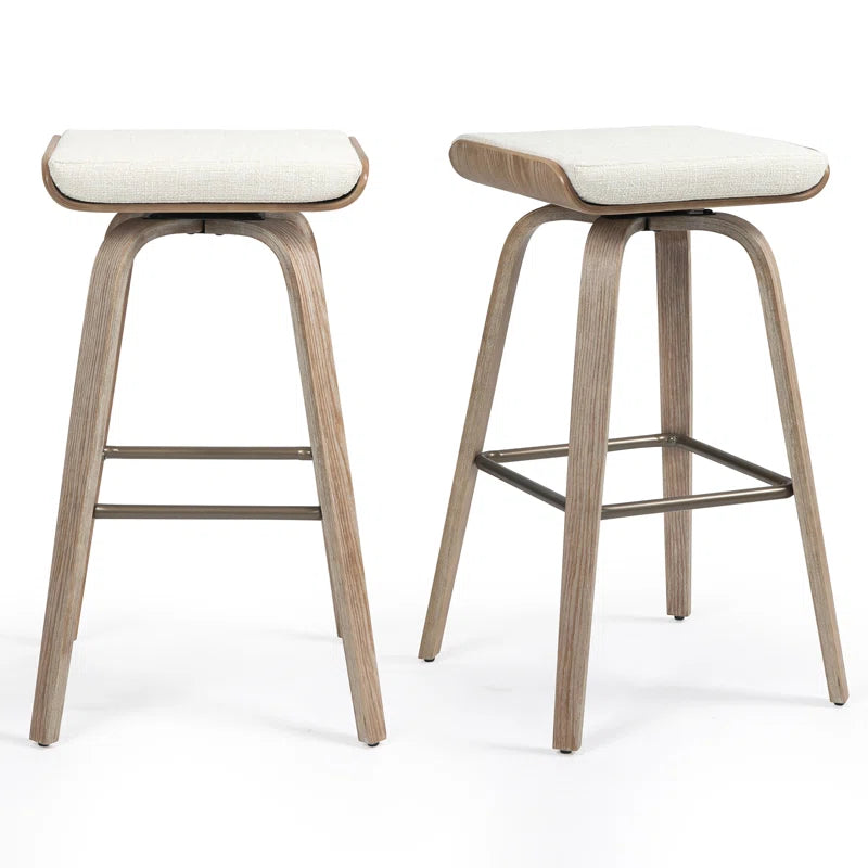 Magdiel Swivel Upholstered Counter Stool