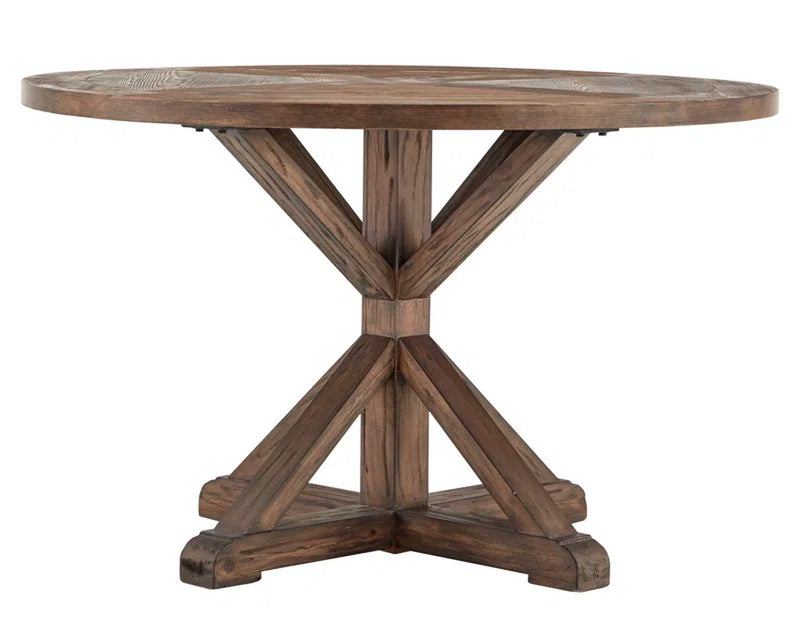 Ashbaugh Pine round Dining Table