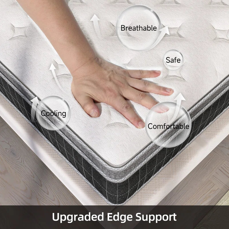 Trina Medium Memory Foam Pocket Spring Hybrid Mattress