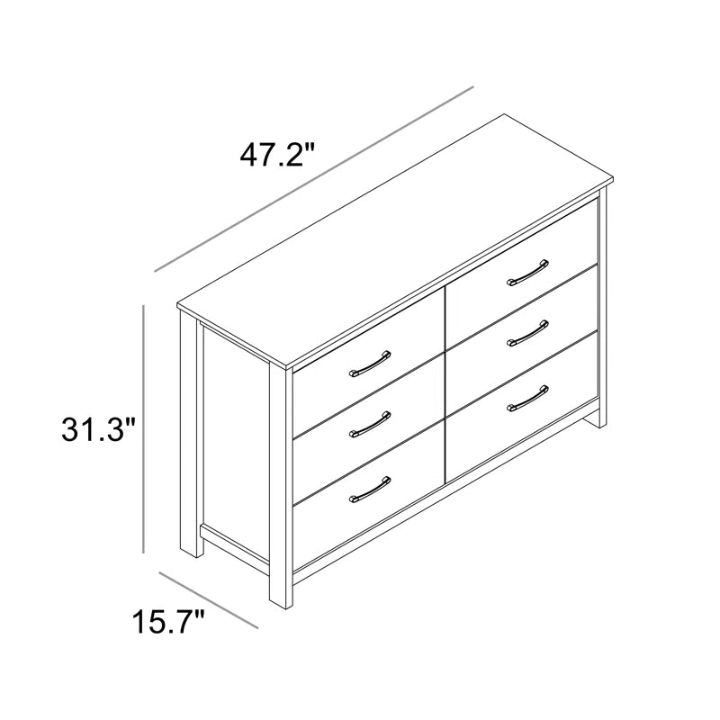 Allysyn 6 Drawer Dresser