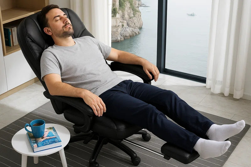 Azteca Ergonomic Executive Chair with Footrest