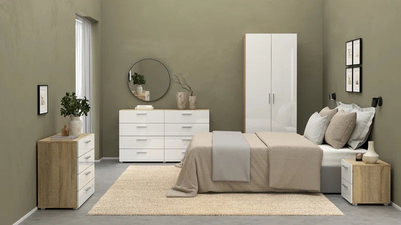 Gianna 8 Drawer 55.12" W Double Dresser