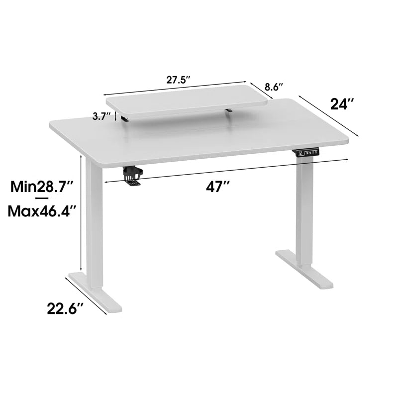 Kreutzer Height Adjustable Standing Gaming Desk
