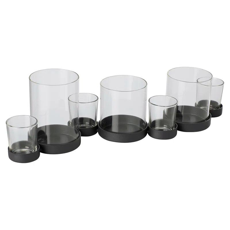 Lush 7 Piece Tabletop Hurricane Set
