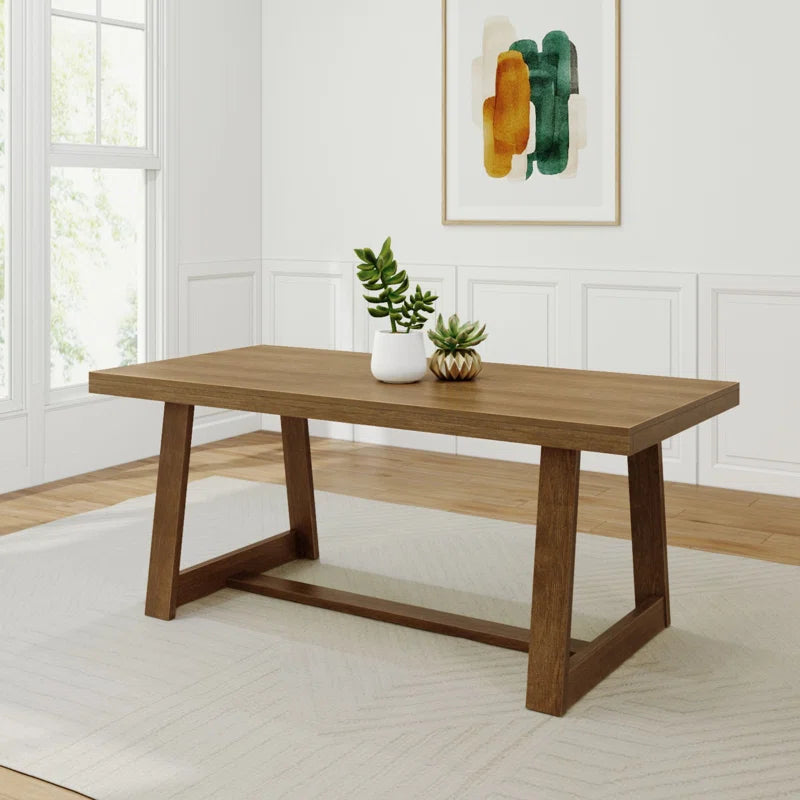 Linzy Pine Solid Wood Dining Table