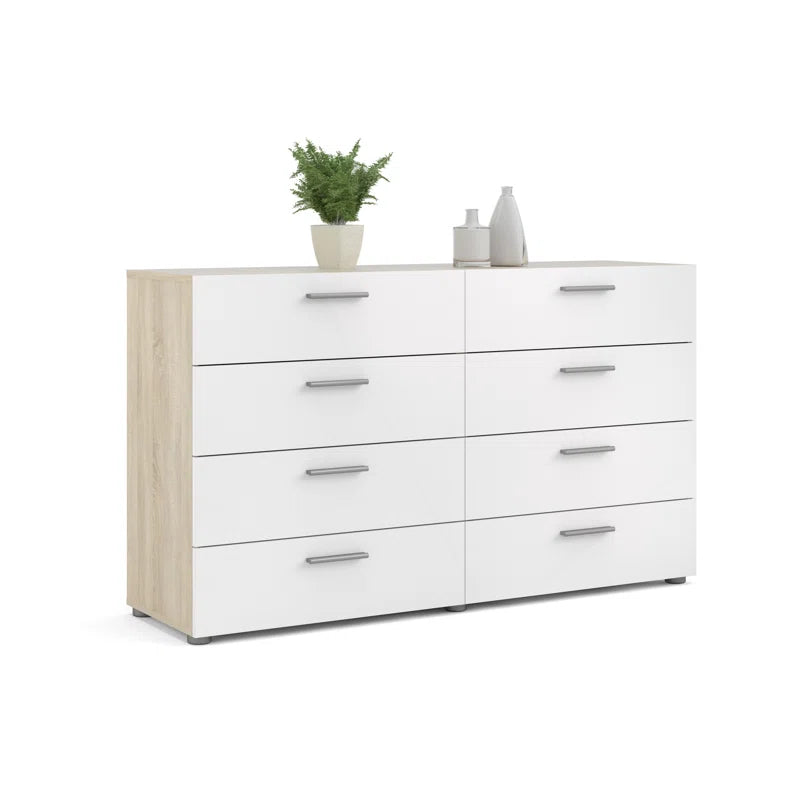 Gianna 8 Drawer 55.12" W Double Dresser