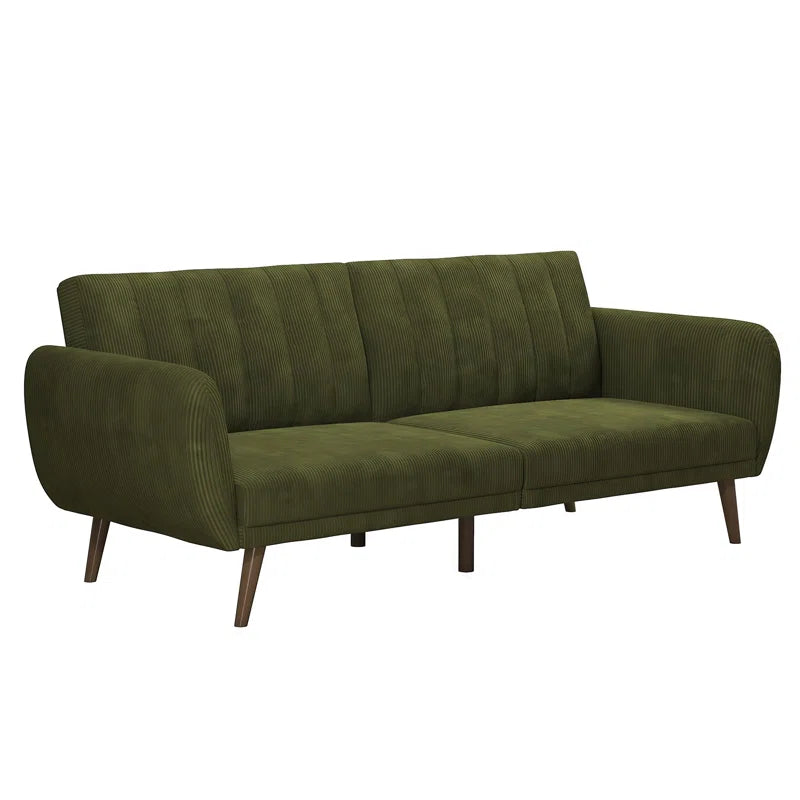 Brittany 81.5" round Arm Convertible Sofa