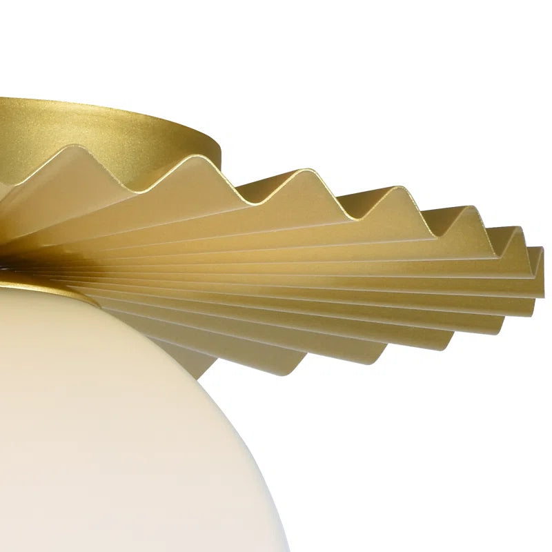 Abbey Glass Flush Mount