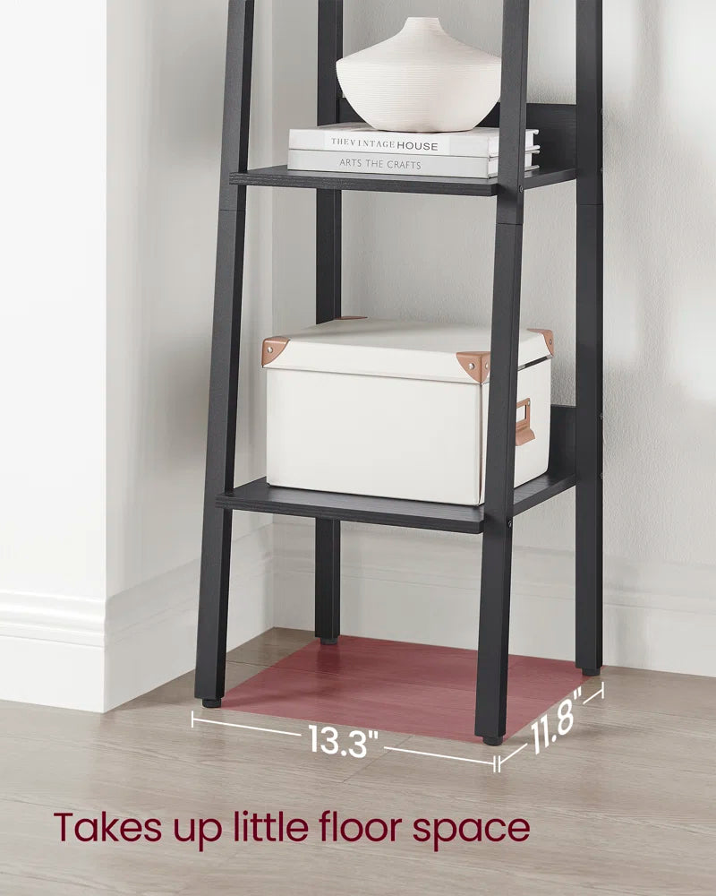 Maurus Steel Ladder Bookcase, Bookself for Home Office