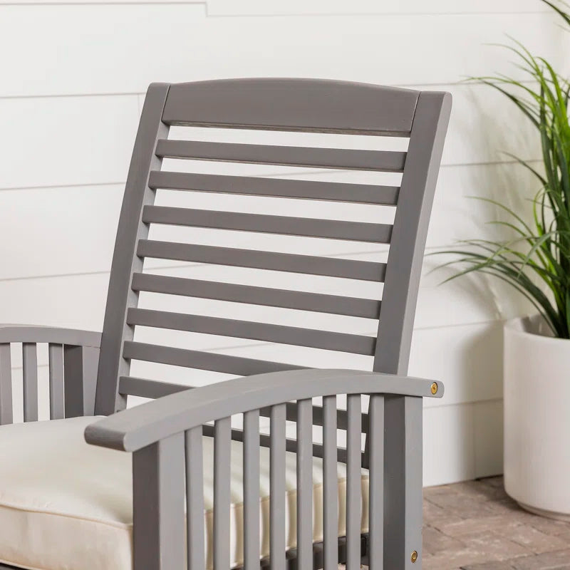 Outdoor Dining Armchair with Cushion
