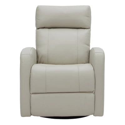 Arrianna-Fiona Genuine Leather Swivel Power Recliner