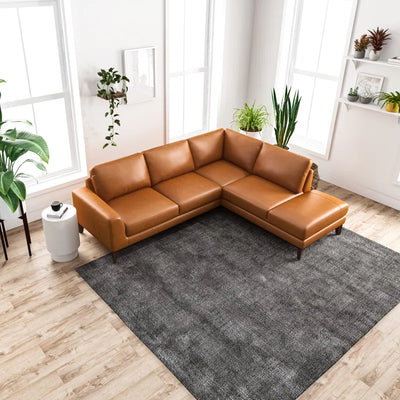 Talley 2 - Piece Leather Sectional