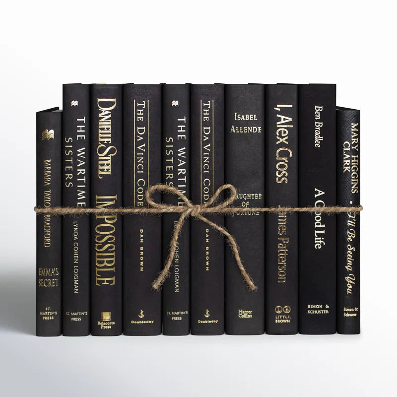 Modern Onyx & Gold Serefina Book Set