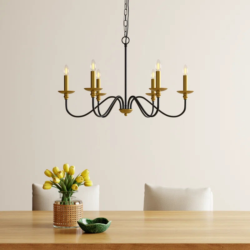 Ableton 6 - Light Dimmable Classic / Traditional Chandelier