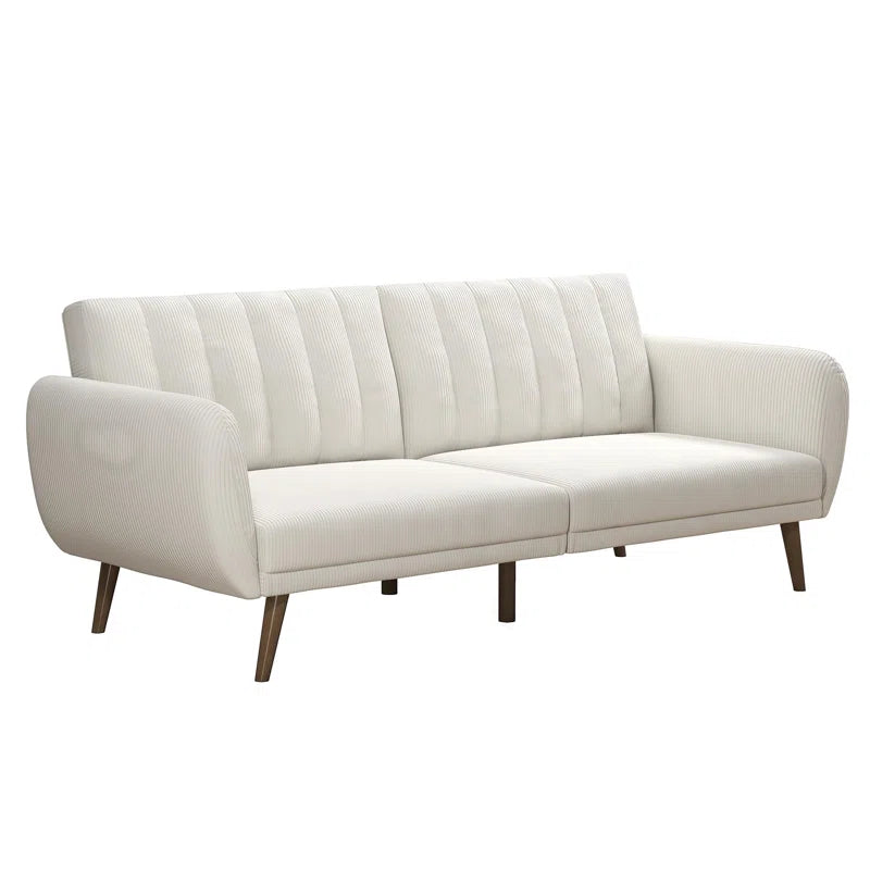 Brittany 81.5" round Arm Convertible Sofa
