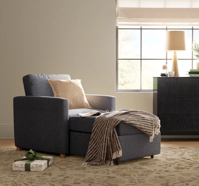Cooper 36" Convertible Sleeper Accent Chair with Cushion